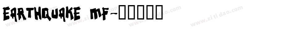 Earthquake MF字体转换